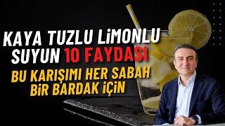 Kaya Tuzlu Limon Suyunun 10 faydası | Dr. Portakal Sağlıklı Yaşam Merkezi