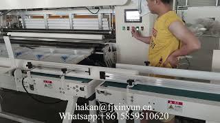 Toilet paper tissue machine｜Double embossing toilet paper roll rewinding machine production line