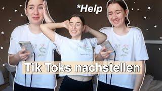 TIK TOKS nachstellen mit Daily Vanea // Lorena