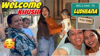 Welcome home khushi  || khushi ke aate hi janak gya Nepal wapis || priya jeet vlogs #couplevlogs