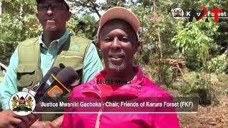 CS ADEN DUALE VISIT KARURA FOREST TO SEE ONGOING REPLACEMENT OF EXOTIC TREES AND INDIGINIOUS SPECIES