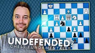 Chess Fundamentals #1: Undefended Pieces