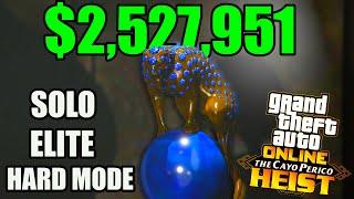 GTA Online Cayo Perico Heist - Panther Statue SOLO Elite $2,527,951