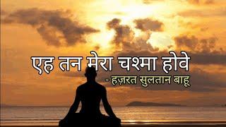 एह तन मेरा चश्माँ होवे | हज़रत सुलतान बाहु | Atma Ka Safar | Spiritual Kalam | RSSB Shabad