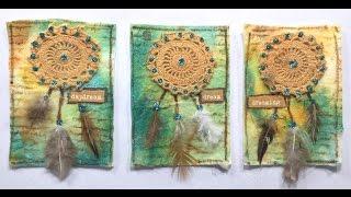 Dreamcatcher- ATC's by Keren Tamir