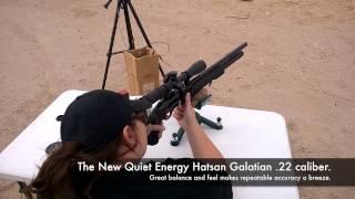 Hatsan Galatian QE - Sue (my wife) is having some shooting fun!