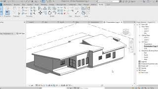 آموزش رویت | گام اول | ویدئو13:  آموزش ایجاد دید سه بعدی و کار با دوربین revit