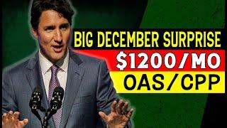 Big December Surprise: CRA Unveils Massive OAS/CPP Raise for Canadian Seniors!