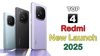 Xiaomi Redmi Top 4 New Launched Phones 2025