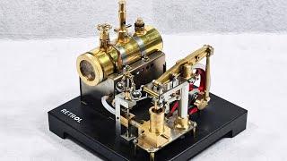 DIY Steam Engine Model with Boiler & Centrifugal Flyball