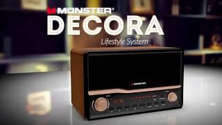 Monster Decora | Bluetooth Speaker & Clock Radio - 4K UHD