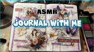 Vintage Journal Idea | Journaling ASMR | Scrapbooking