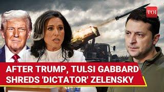 'This Man Is Playing...': Tulsi Gabbard Reviles Zelensky After Ugly Clash With Trump | Watch