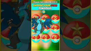 Star Ball | Popular Pokemons | Choose Your Star Pokemon | #shorts