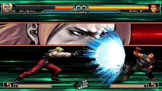 Ralf Tackle Detener Poderes vs Bosses Jefes Finales KOF 2002 UM