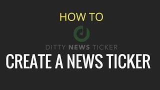 How to Add a News Ticker in WordPress