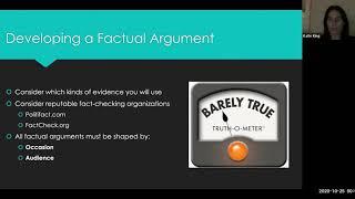 WebTeach: ENGL 103 Arguments of Fact