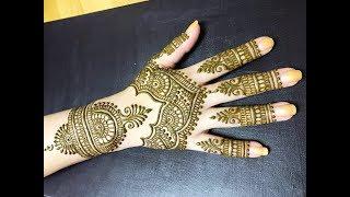 INTRICATE 5 MINUTE FULL HAND MEHNDI DESIGN | BEAUTIFUL HENNA MEHENDI IN 5 MINUTES