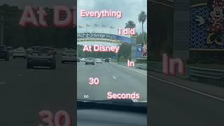 Everything I did at Disney in 30 SECONDS! | Hey it’s Lexi #disney #waltdisneyworld #shorts