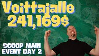 Voittajalle 241,169k$! SCOOP Main Event Day 2