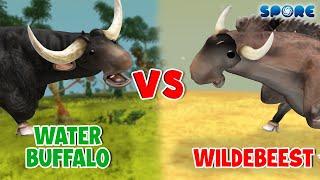 Water Buffalo vs Wildebeest | Jungle Beast vs Savannah Beast [S1E5] | SPORE