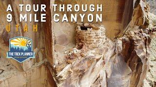 9 Mile Canyon Tour - Rock Art, Granaries, and Beautiful Canyons