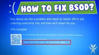 HOW TO FIX BSOD ERROR PAGE FAULT IN NONPAGED AREA | HOBI IT