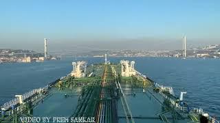 Istanbul / Bosporus Strait Transit (Time lapse)