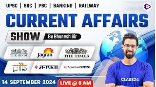 14 September 2024 Current Affairs | Current Affairs Today | The Hindu Analysis by Bhunesh Sir