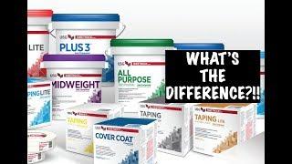 DIFFERENT TYPES OF DRYWALL MUD