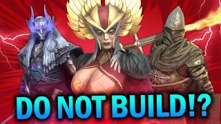 These 9 FREE CHAMPS ARE BAIT!? (DO NOT BUILD!) - Raid Shadow Legends F2P Guide