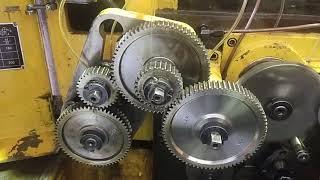 Hobbing machine Gear setting.