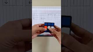 how to solve the 3 by 3 rubik's cube [simple]...#shorts