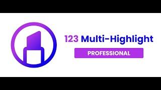 123 Multi-Highlight PRO - Extension for Chrome, Edge, Firefox, Opera