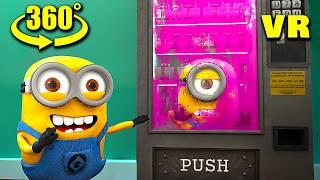 Minions 360° VR - Despicable Me 4 || Minions VS Vending Machine