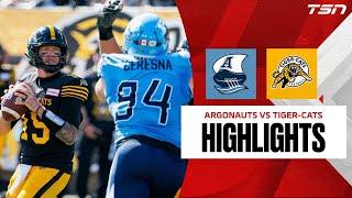 Toronto Argonauts vs. Hamilton Tiger-Cats | CFL HIGHLIGHTS