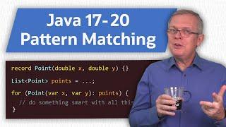 Java 17 to 20 Pattern Matching Full tutorial with Records, Instanceof and Switch - JEP Café #14