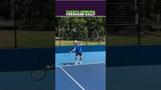 GREAT TAKUYA KOMURA FOREHAND DRILL #tennis #shorts