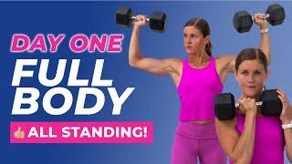 New Year Challenge Day 1: 20-Minute Full Body (Dumbbell Strength)