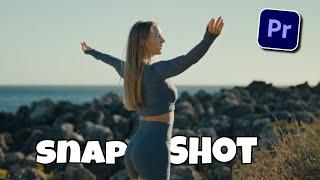 Snapshot Photo Freeze Frame Effect Video | Adobe Premiere Pro Tutorial || 2024