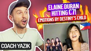 YAZIK reacts to EMOTIONS - Elaine Duran