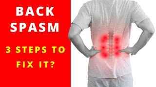 Back Spasm Pain Relief in 5min