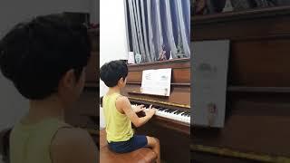 뒷동산(A Back Hill), 건반악기, 피아노연주, 레슨, 동그라미바이엘2 (a keyboard instrument, Piano, lesson, Circle Bayer 2)