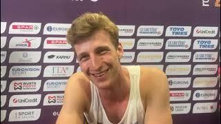 Alexander Doom on his European 400m gold medal as he sets a new championship record