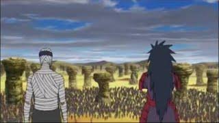 GHOST OF UCHIHA ( MADARA UCHIHA )  VS  80000 SHINOBI  IN ENGLISH DUB