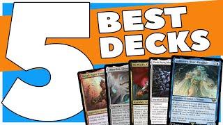 The 5 BEST Commander Decks you NEED to play this year! #mtg #edh