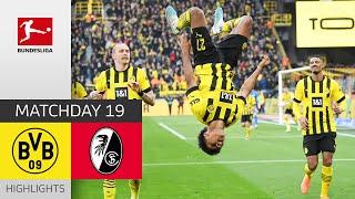 Haller & Dortmund Celebrate 5(!) Goals vs SCF | BVB - SC Freiburg | Highlights | Bundesliga 2022/23