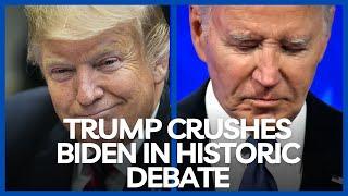 Trump CRUSHES Biden in Presidential DEBATE!