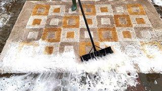 Rug Water Scraping Compilation #2  | C3 LAUNDRY SERVICE