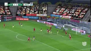 GOL DE SANTIAGIN 1-1 AMERICA VS TOLUCA JORNADA 10 GUARDIANES 2020